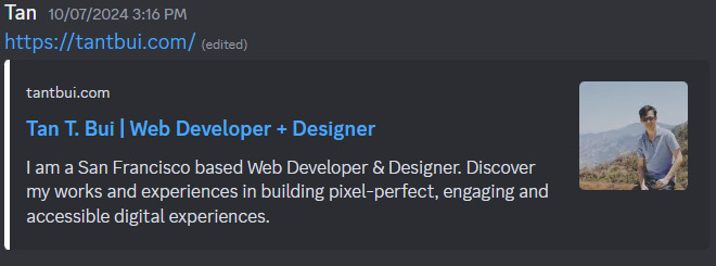 Discord Card